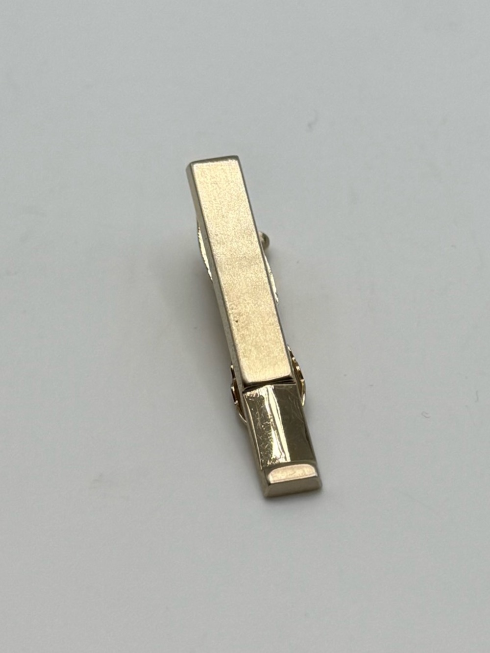Vintage Hickok USA Tie Clip Gold Tone Classic Minimal